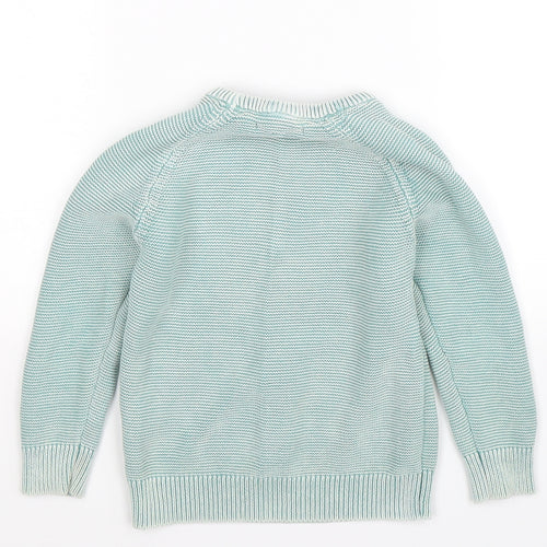 Autograph Boys Green  Knit Pullover Jumper Size 2-3 Years