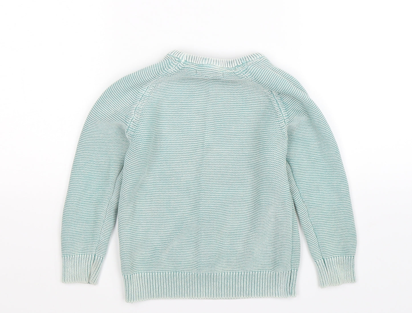 Autograph Boys Green  Knit Pullover Jumper Size 2-3 Years