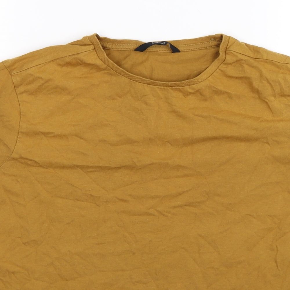 George Boys Beige   Basic T-Shirt Size 12-13 Years