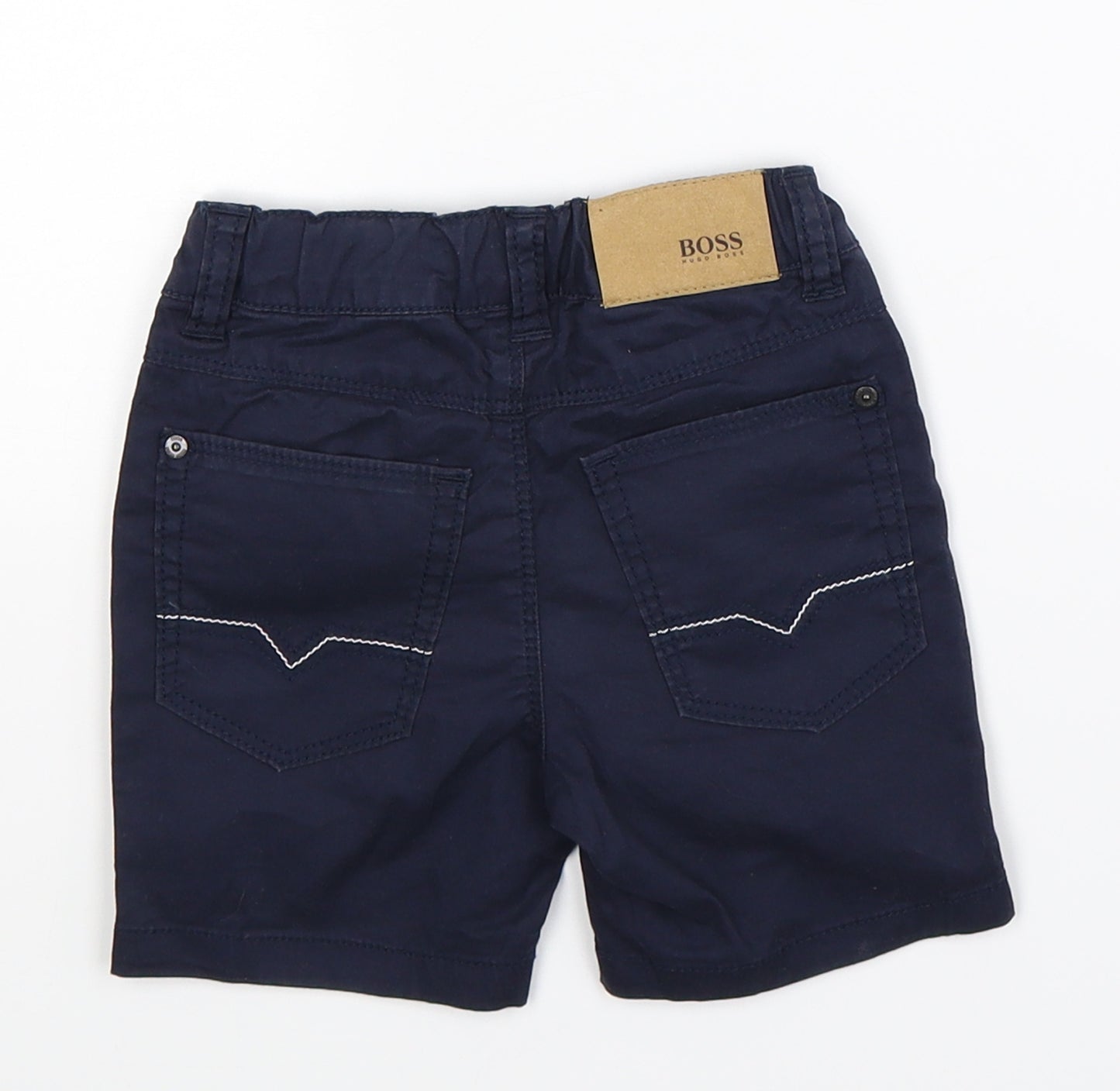 HUGO BOSS Boys Blue   Cropped Trousers Size 18 Months