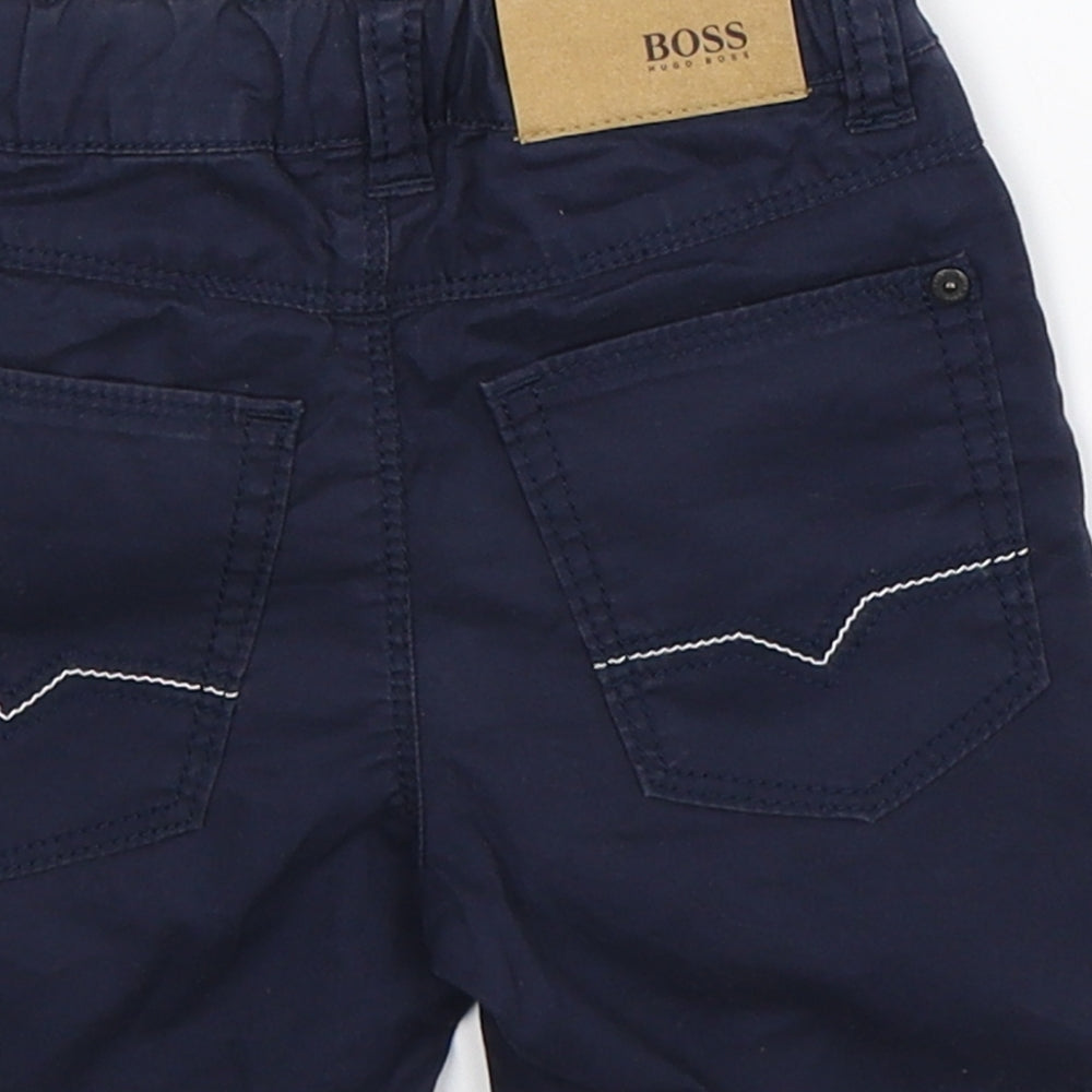 HUGO BOSS Boys Blue   Cropped Trousers Size 18 Months