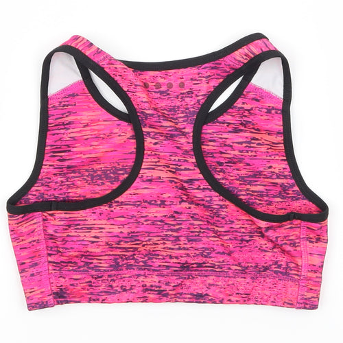 souluxe Girls Pink Colourblock  Basic Tank Size 10-11 Years