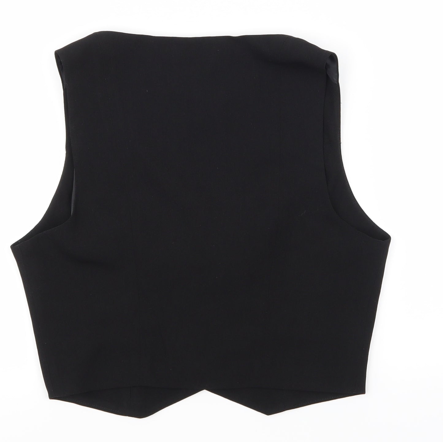 Primark Womens Black   Tuxedo Suit Waistcoat Size 10