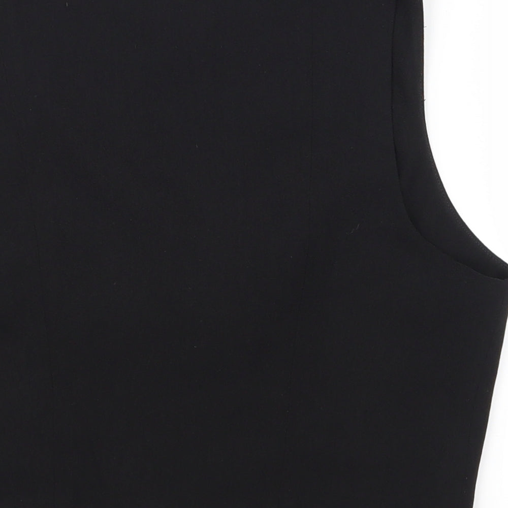 Primark Womens Black   Tuxedo Suit Waistcoat Size 10