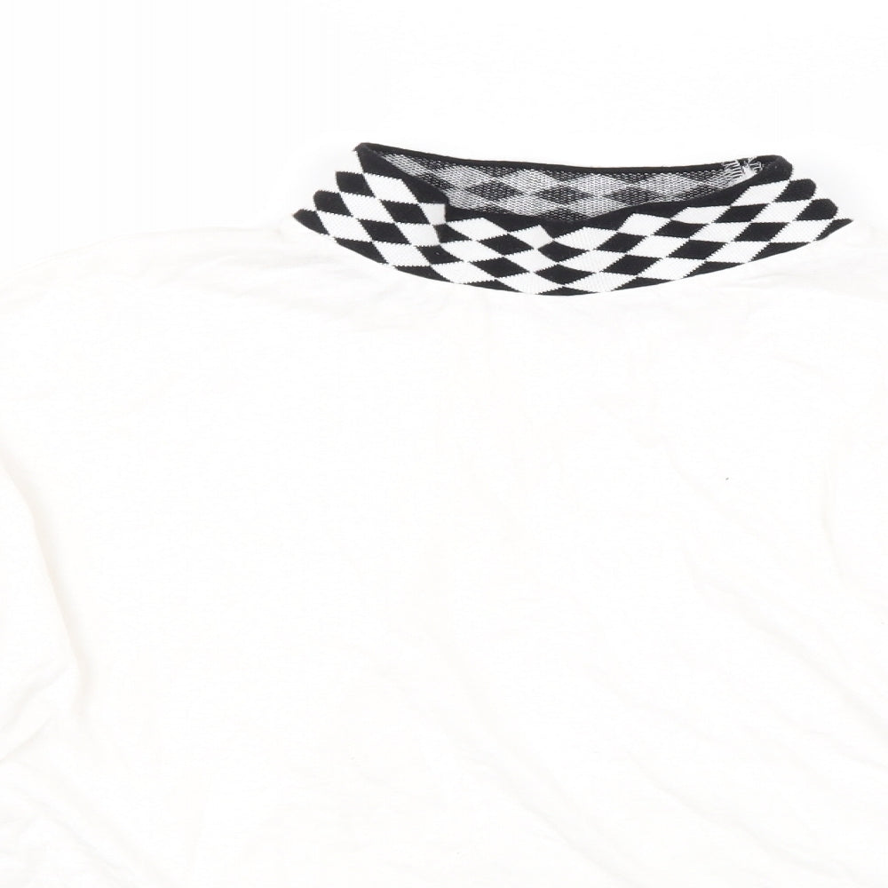 FOREVER 21 Womens White   Basic T-Shirt Size L