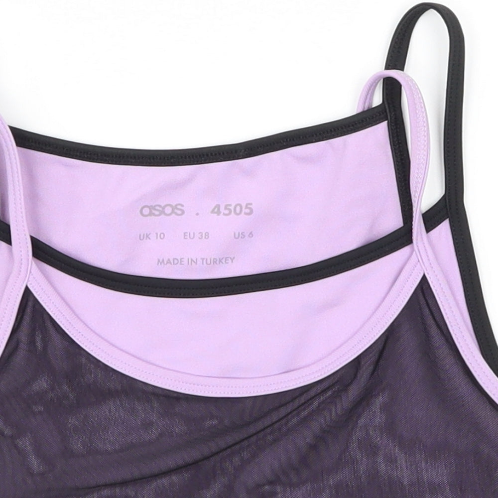 ASOS Womens Purple   Basic Tank Size 10