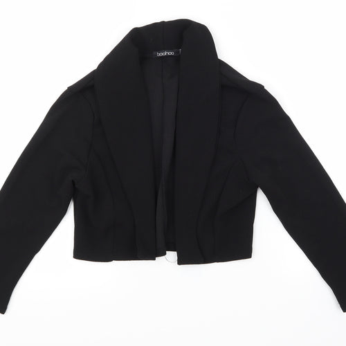 Boohoo Womens Black   3-in-1 Jacket Blazer Size 12