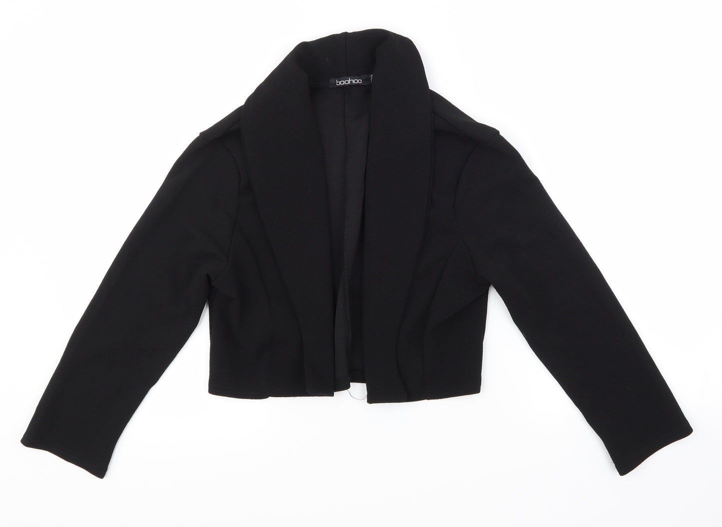 Boohoo Womens Black   3-in-1 Jacket Blazer Size 12