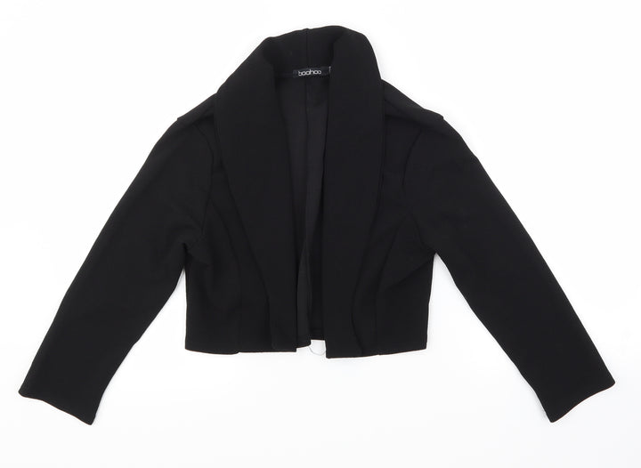 Boohoo Womens Black   3-in-1 Jacket Blazer Size 12