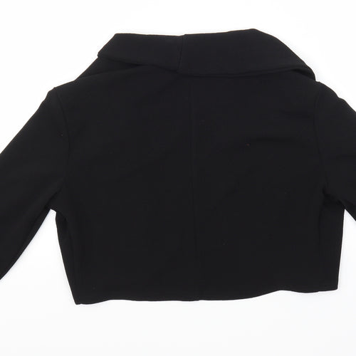 Boohoo Womens Black   3-in-1 Jacket Blazer Size 12