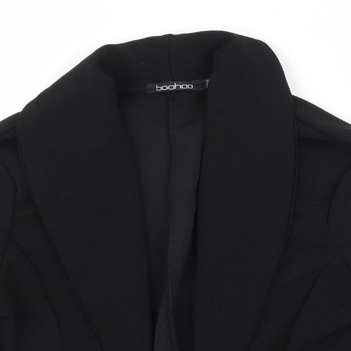 Boohoo Womens Black   3-in-1 Jacket Blazer Size 12