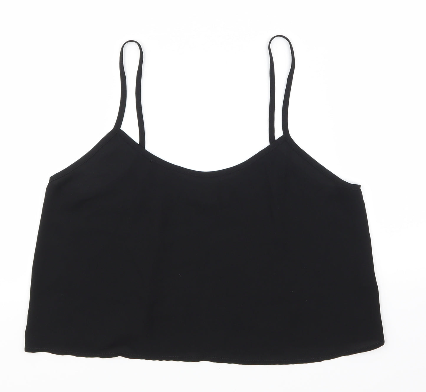 Topshop Womens Black   Basic Tank Size 10