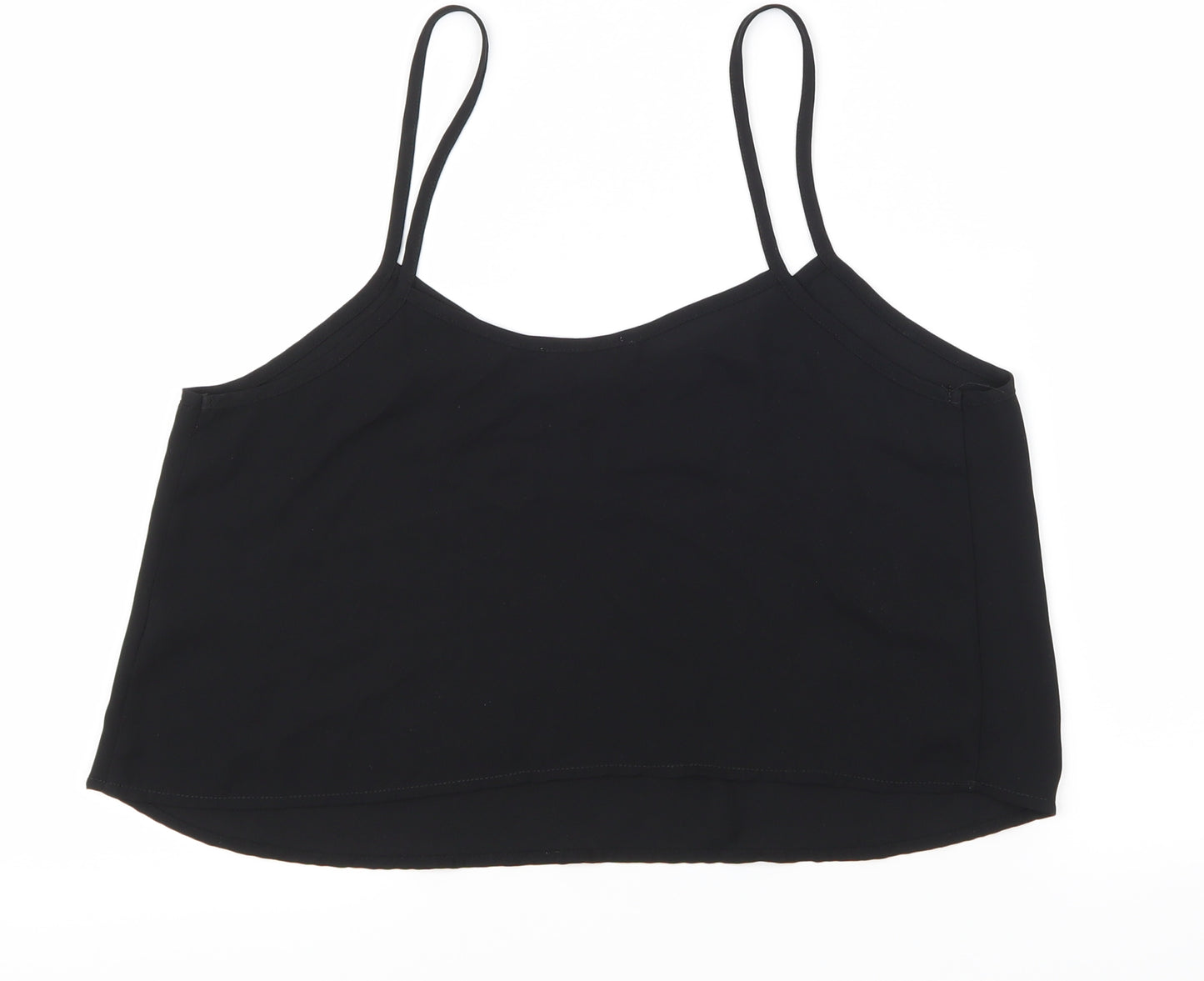 Topshop Womens Black   Basic Tank Size 10