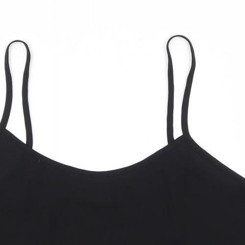 Topshop Womens Black   Basic Tank Size 10