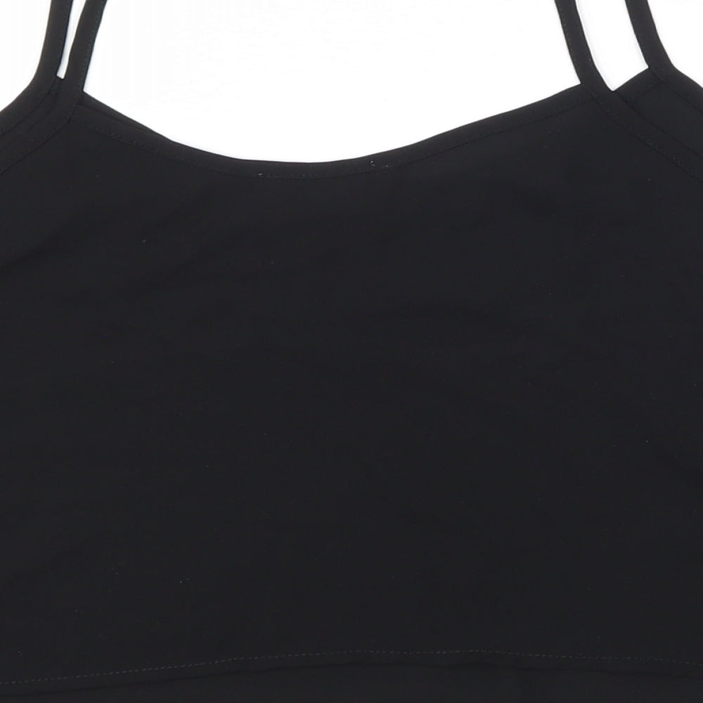 Topshop Womens Black   Basic Tank Size 10