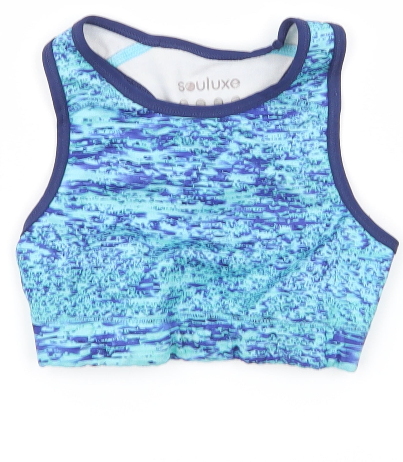 souluxe Girls Blue   Basic Tank Size 4-5 Years