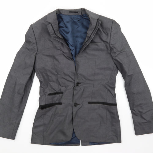 River Island Mens Grey   Jacket Blazer Size 34