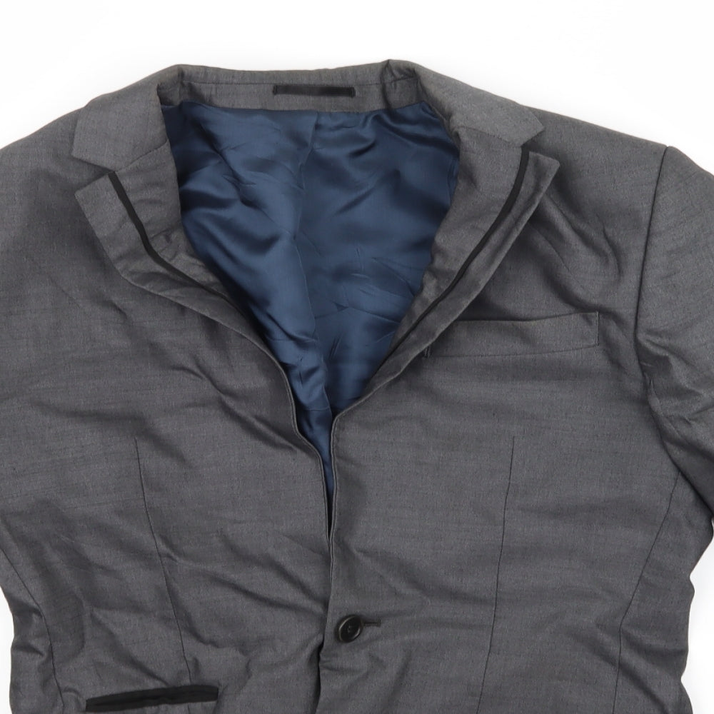 River Island Mens Grey   Jacket Blazer Size 34