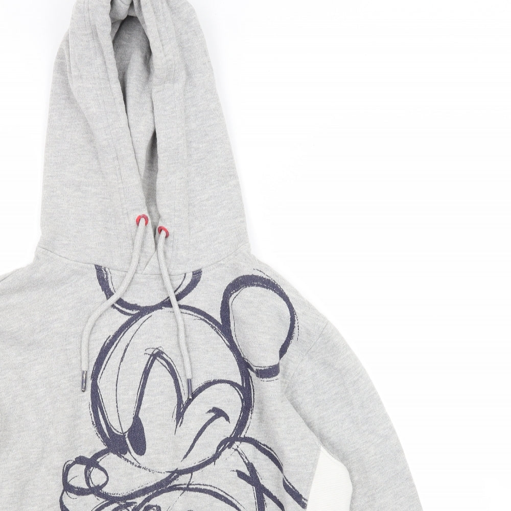 Disney Mens Grey   Pullover Hoodie Size XS
