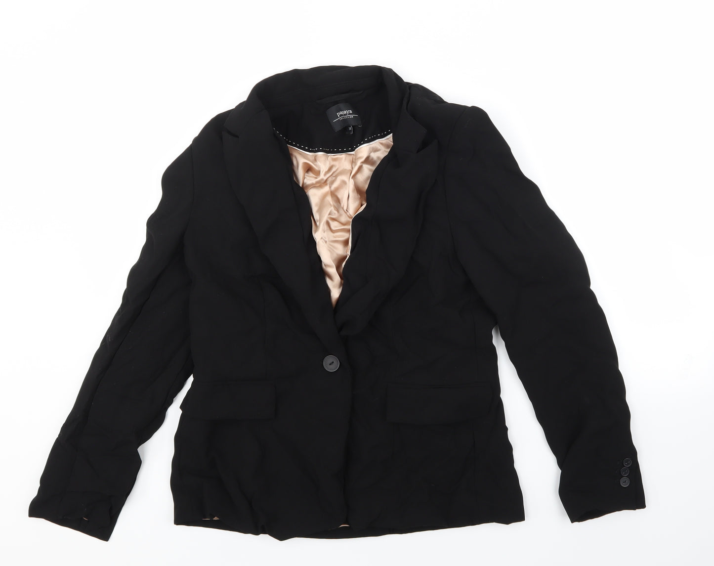Papaya Womens Black   Jacket Blazer Size 14
