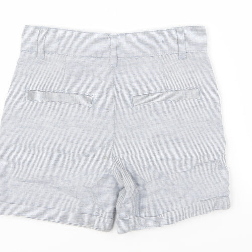 George Boys Blue Striped  Utility Shorts Size 5-6 Years