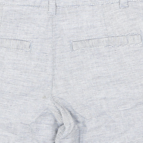 George Boys Blue Striped  Utility Shorts Size 5-6 Years