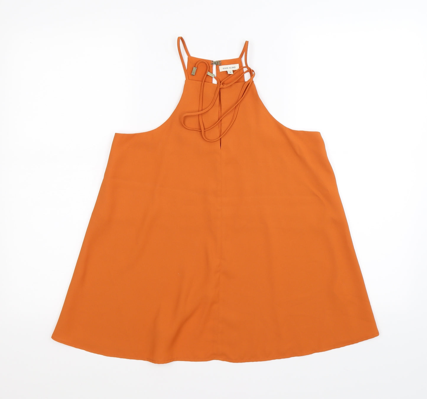 River Island Womens Orange   Basic Tank Size 8
