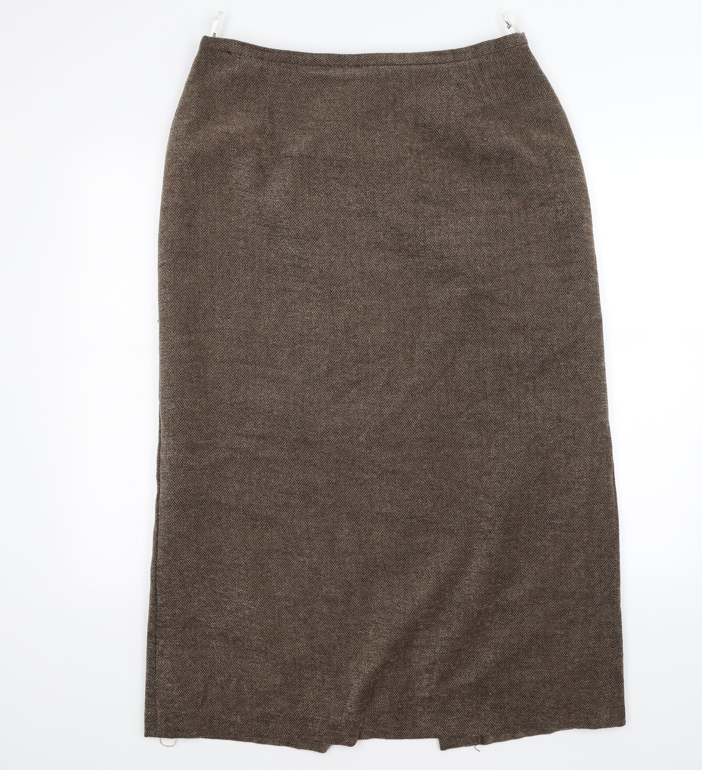 Klass Womens Brown  Knit Straight & Pencil Skirt Size 18