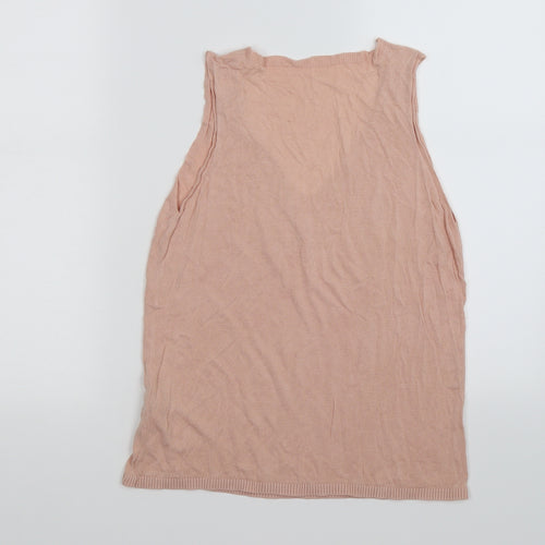 F&F Womens Pink  Knit Basic Tank Size 12