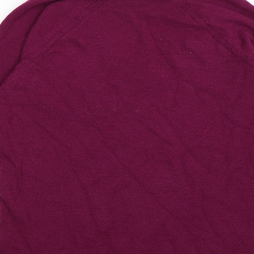 H&M Womens Purple  Knit Pullover Jumper Size XS
