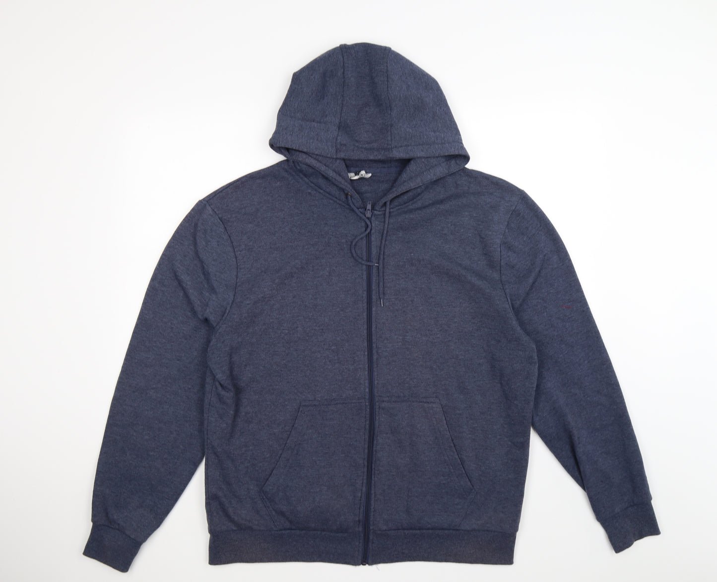 Peacocks Mens Blue   Full Zip Hoodie Size XL