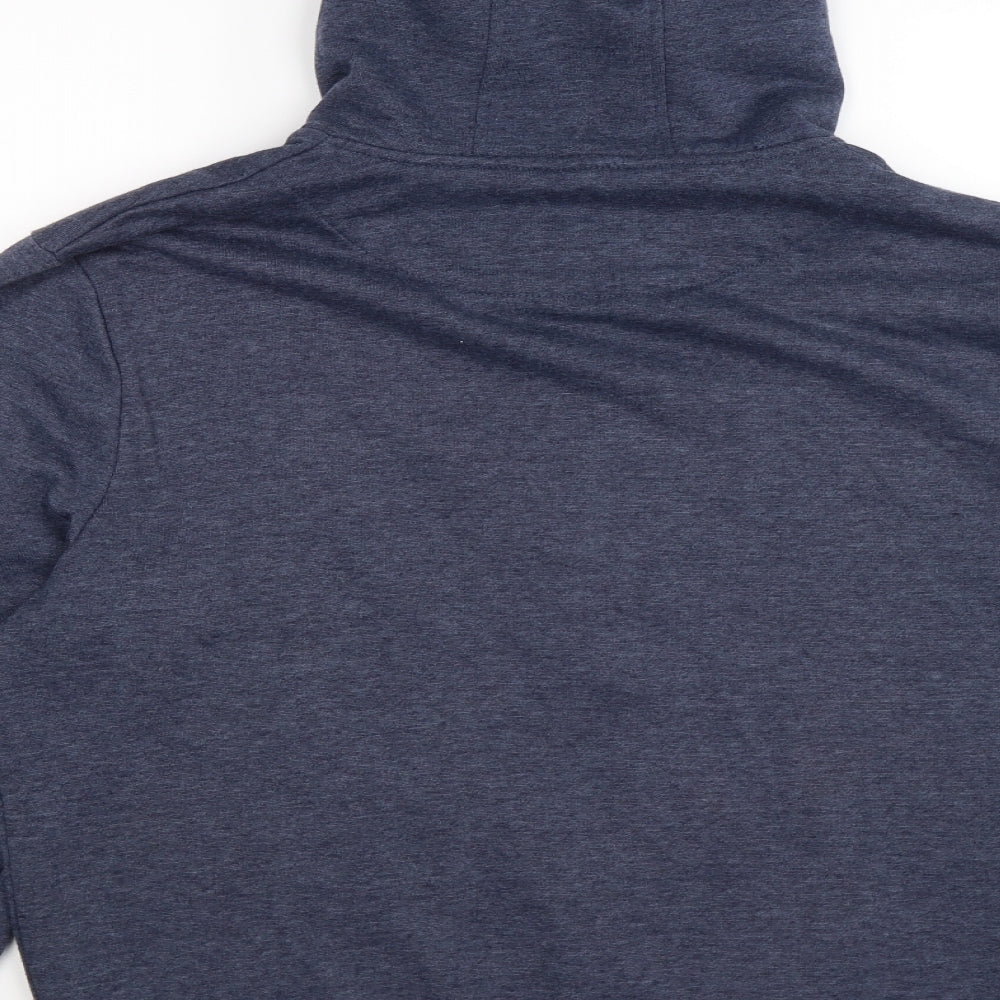 Peacocks Mens Blue   Full Zip Hoodie Size XL