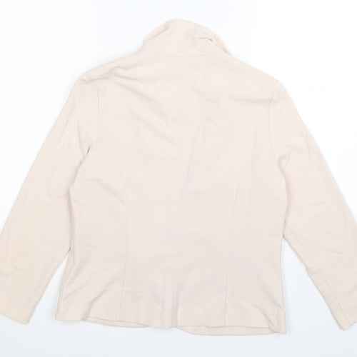 Dorothy Perkins Womens Beige   Jacket Blazer Size 12  - waterfall