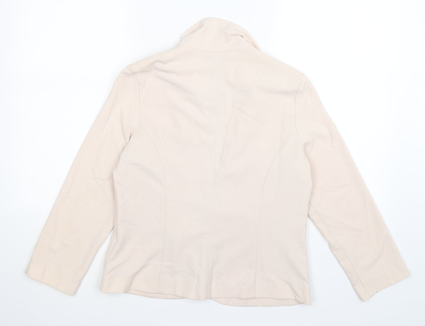 Dorothy Perkins Womens Beige   Jacket Blazer Size 12  - waterfall