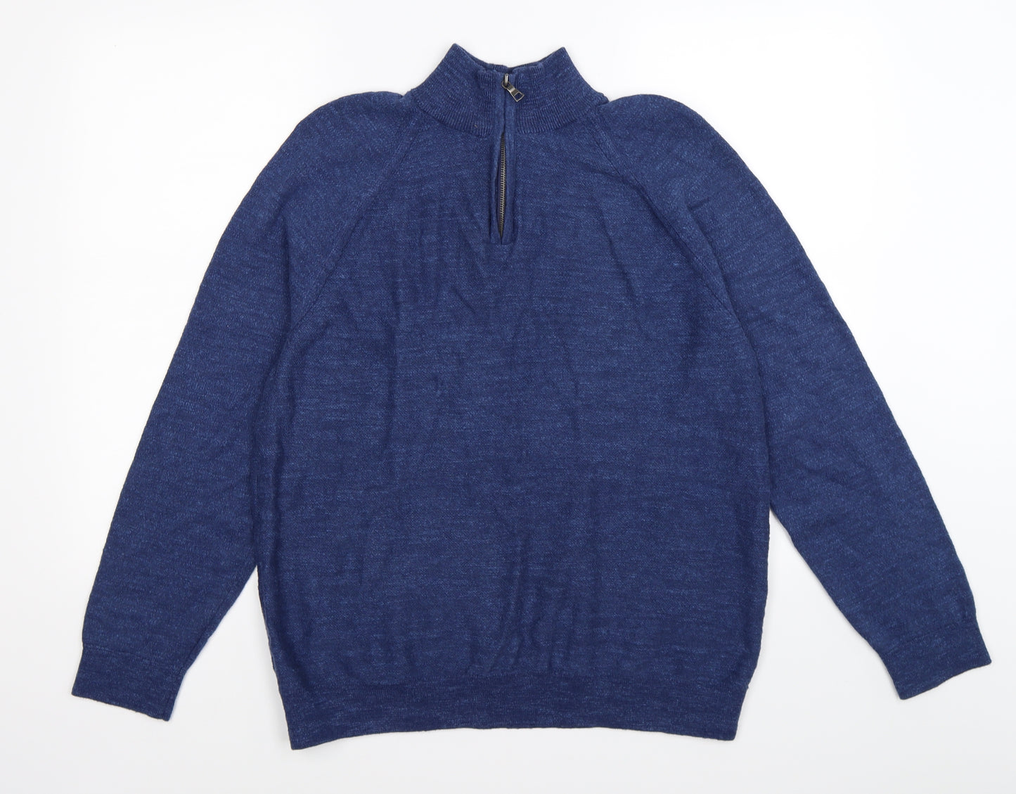 Marks and Spencer Mens Blue  Knit Pullover Jumper Size XL