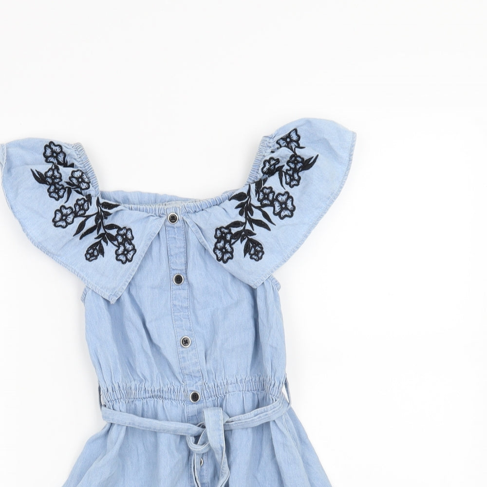 River Island Girls Blue   A-Line  Size 6 Years