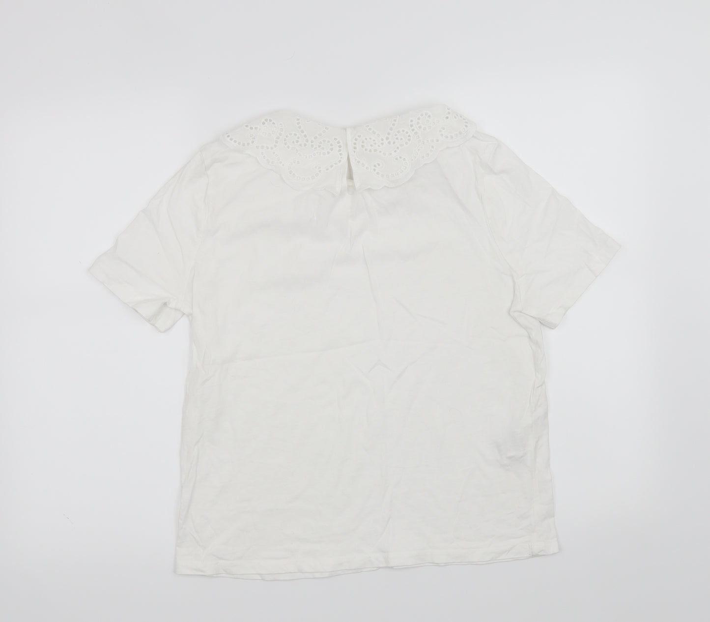 MNG Womens White   Basic T-Shirt Size M