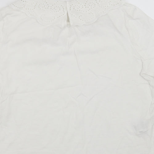 MNG Womens White   Basic T-Shirt Size M