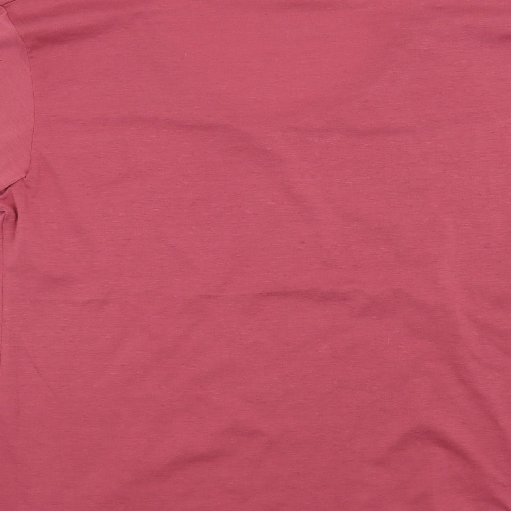 Preworn Womens Pink   Basic T-Shirt Size 2XL