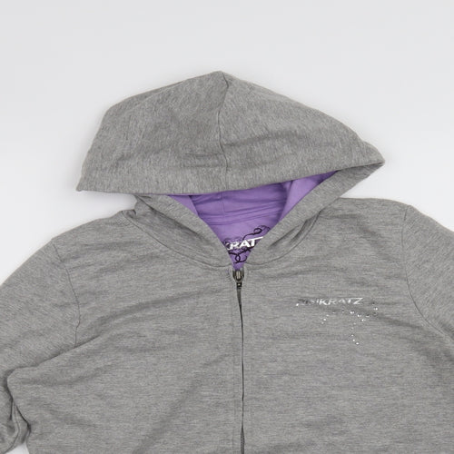 rinkratz Womens Grey   Full Zip Hoodie Size M