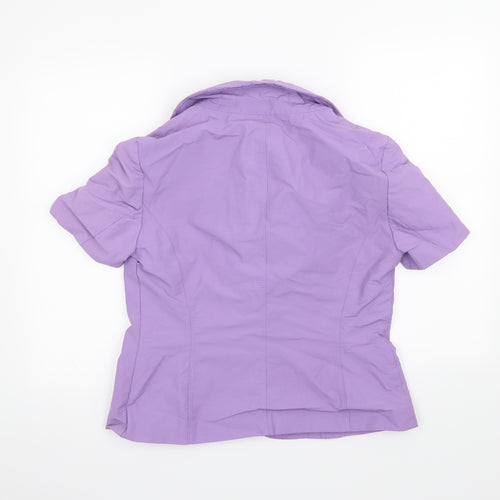 Betty Barclay Womens Purple   Jacket Coat Size M