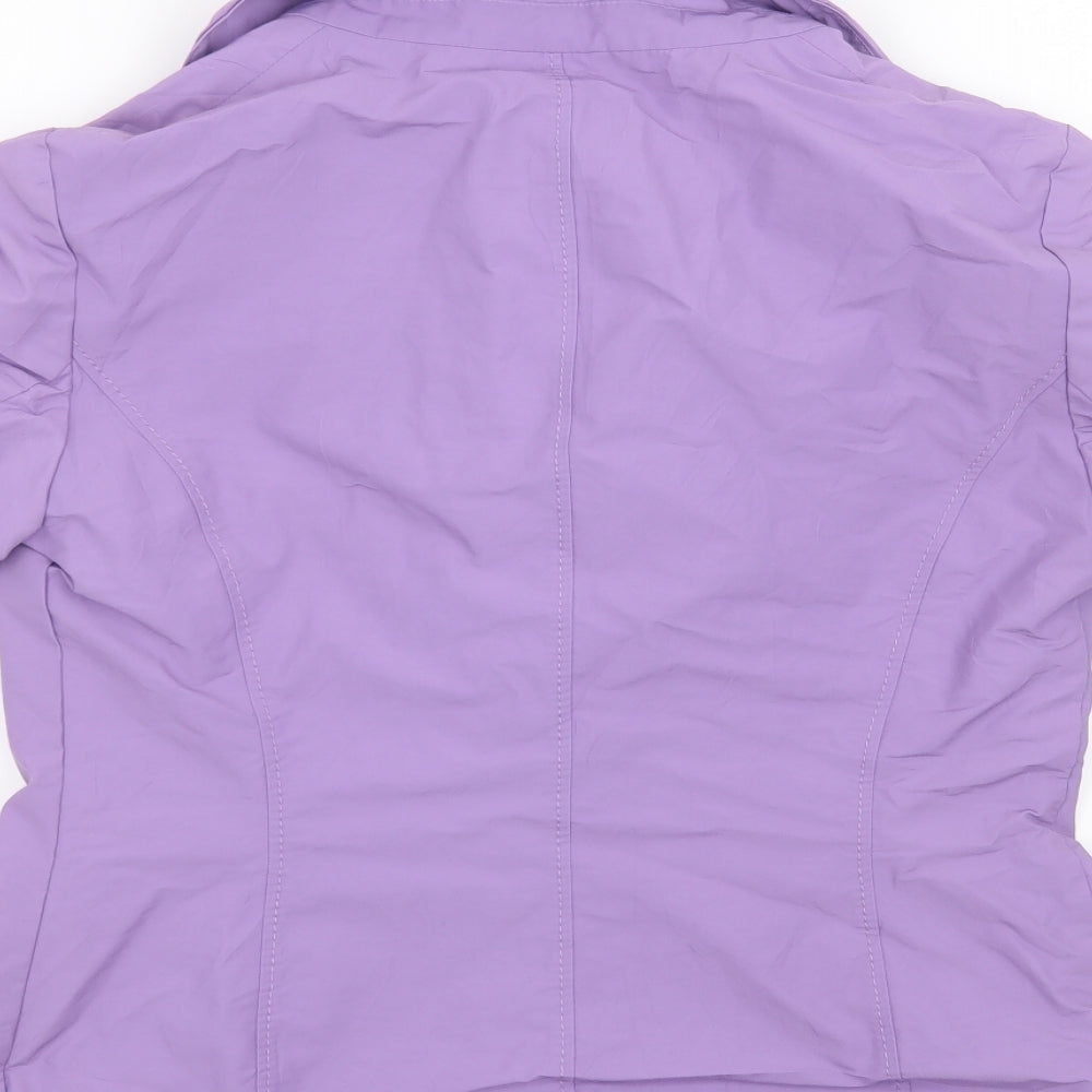 Betty Barclay Womens Purple   Jacket Coat Size M