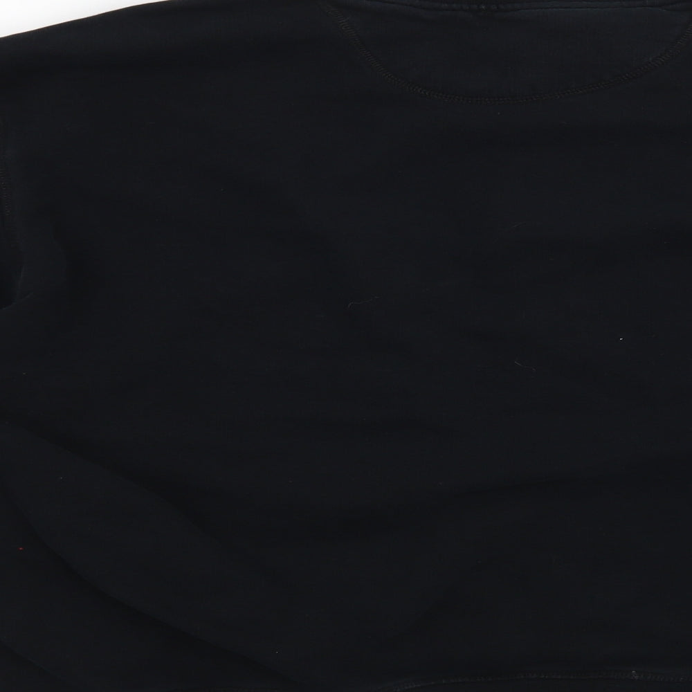 Blue Harbour Mens Black   Pullover Jumper Size L