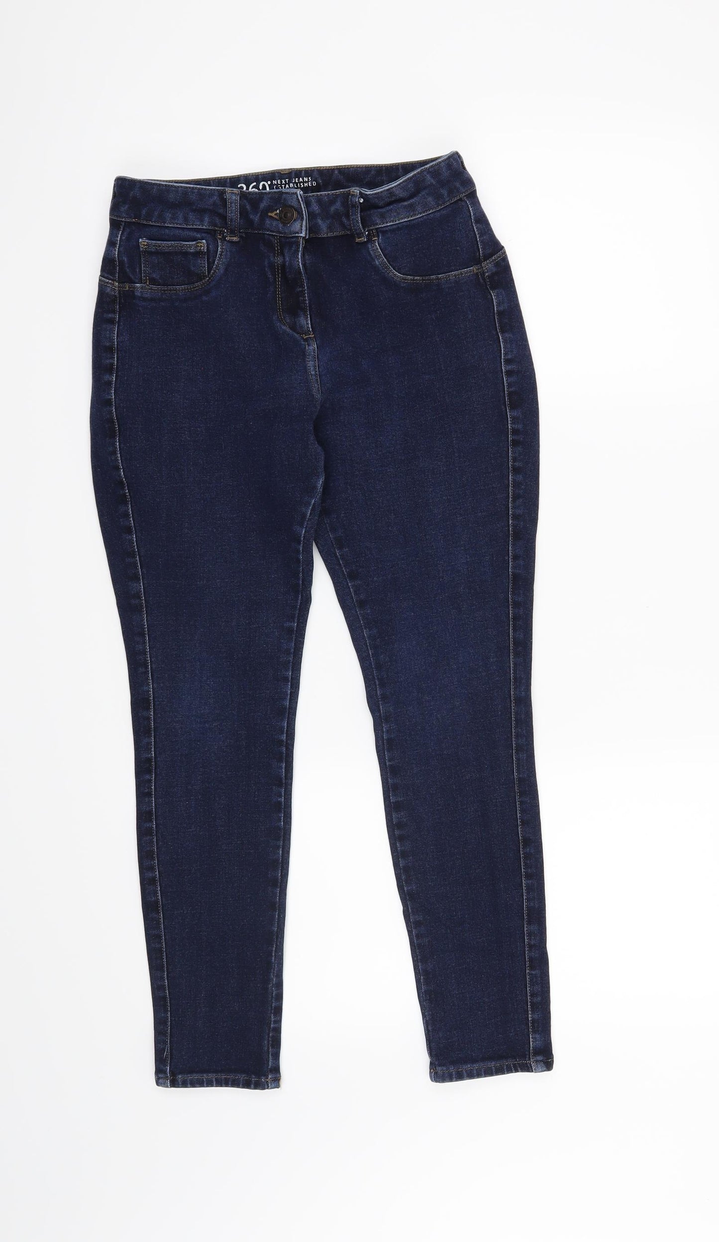 NEXT Womens Blue   Cropped Jeans Size 12 L24 in