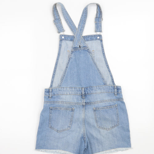 Denim & Co. Girls Blue   Dungaree One-Piece Size 11-12 Years