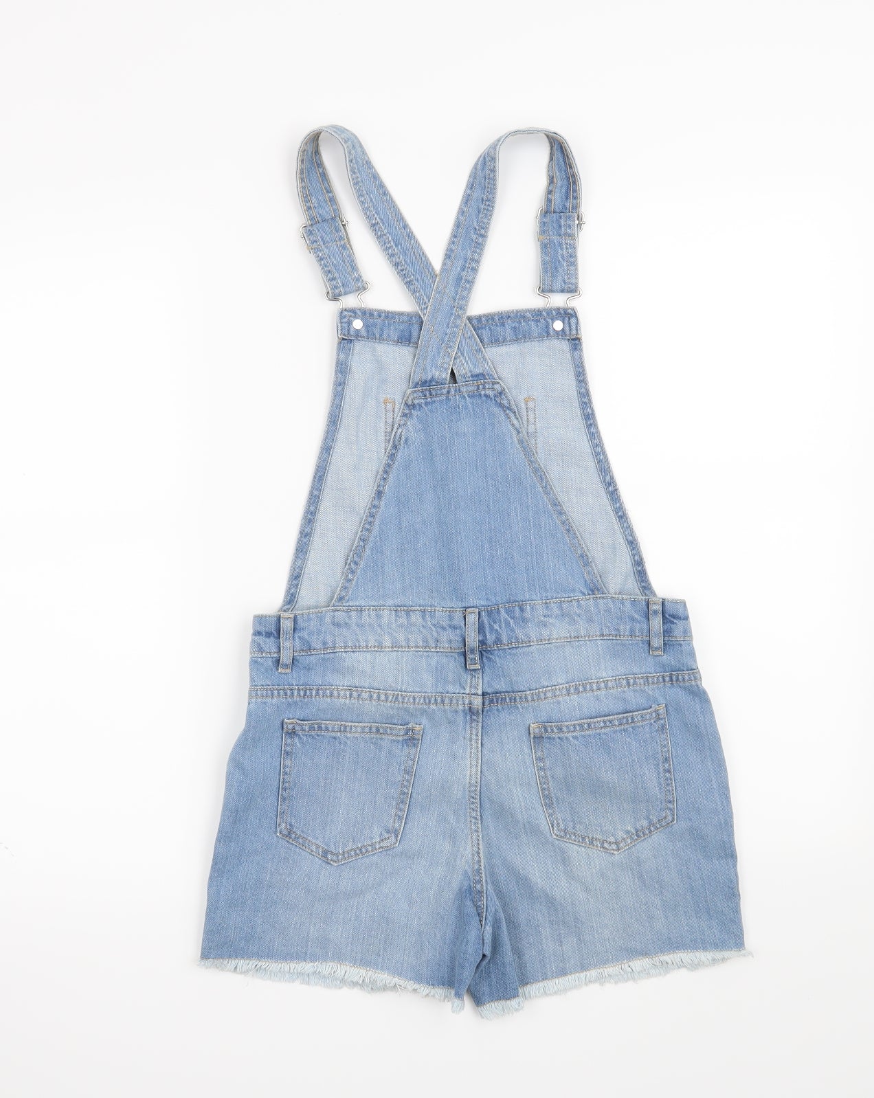 Denim & Co. Girls Blue   Dungaree One-Piece Size 11-12 Years