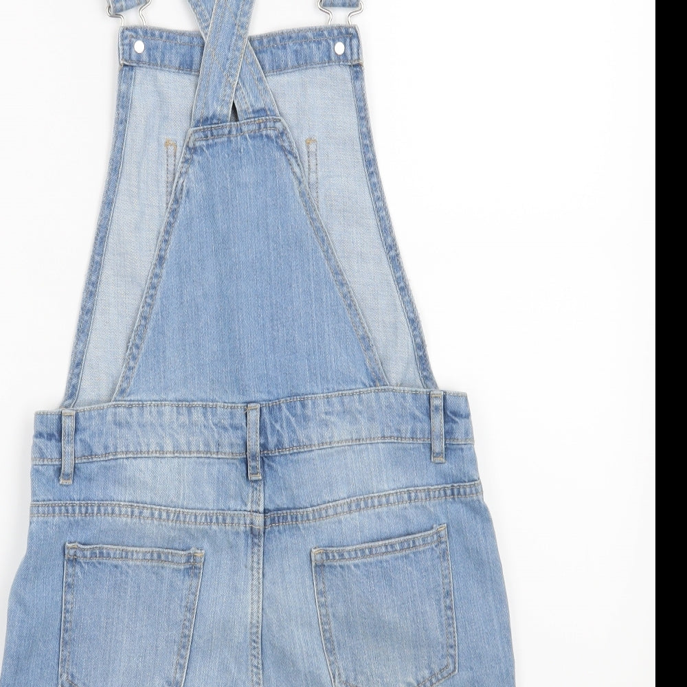 Denim & Co. Girls Blue   Dungaree One-Piece Size 11-12 Years