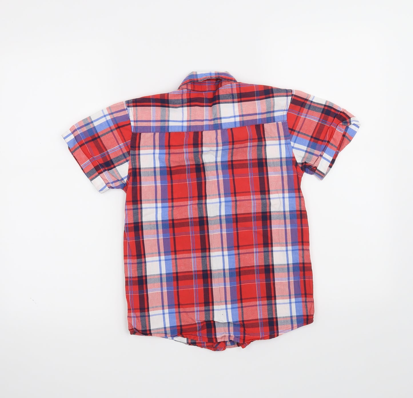 Blue Zoo Boys Red Check  Basic Button-Up Size 10 Years