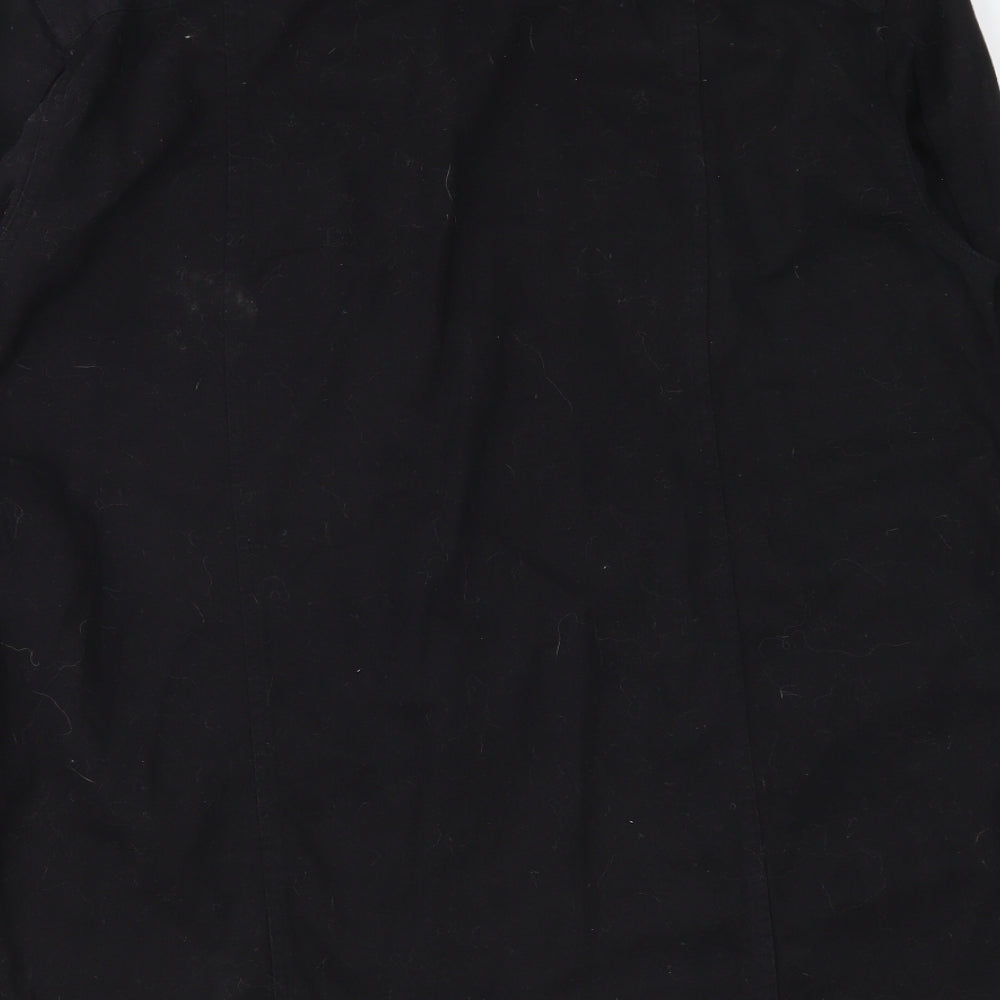 River Island Mens Black    Button-Up Size M