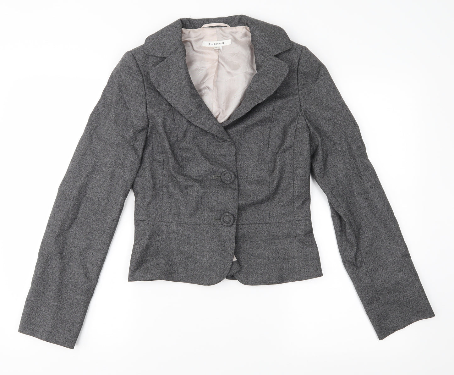L K Bennet Womens Grey   Jacket Blazer Size 8